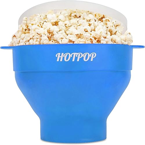 Miniatura 18 de El original Hotpop - Palomitas de maíz para microondas, máquina de palomitas de silicona, cuenco plegable sin BPA y apto para lavavajillas - 20