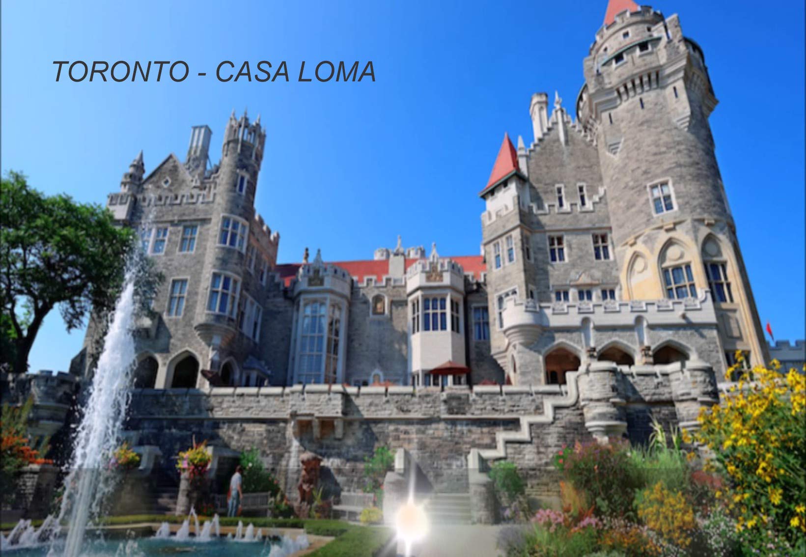 Canada Canadian Ontario Toronto Fridge Refrigerator Magnets (1 Piece, City: CASA LOMA #TOR11)