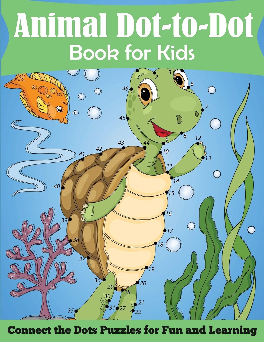 Animal Dot-to-Dot Book for Kids: Connect the Dots Puzzles for Fun and Learning