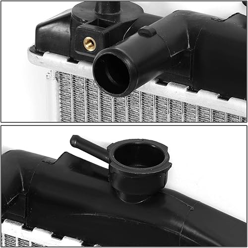 Miniatura 46 de DNA Motoring OEM-RA-1452 Radiador de núcleo de aluminio de 1 fila estilo OE compatible con 85-96 F150 / F250 / F350 MT/AT, 27-1/2 pulgadas de ancho