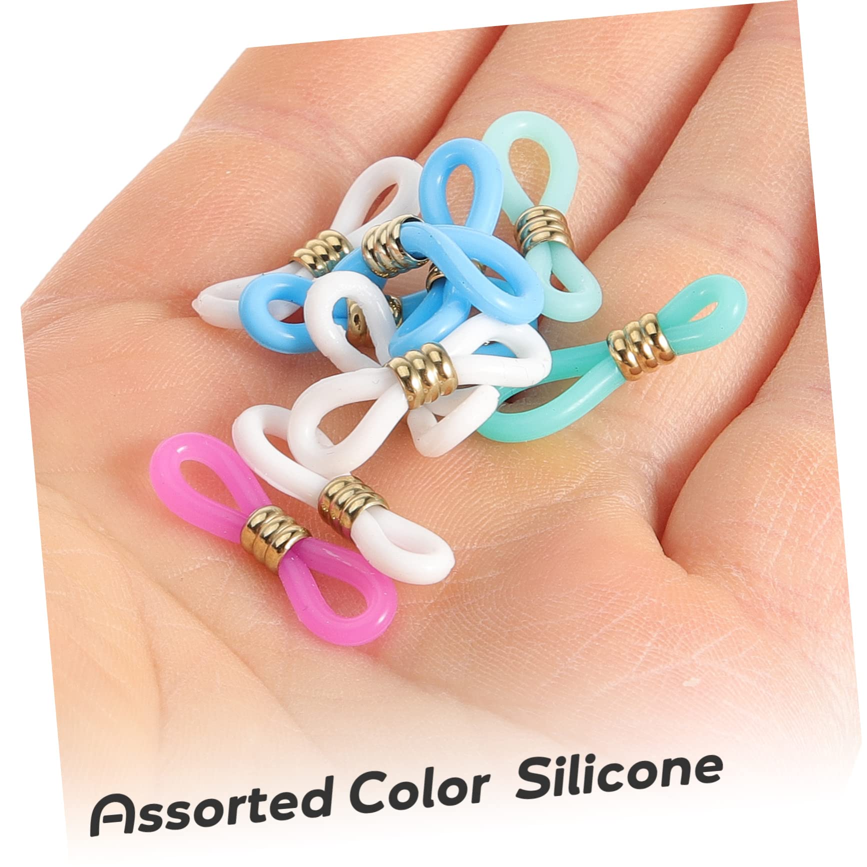 BESPORTBLE Hebilla Antideslizante Para Cadena De Gafas Cordón Para Gafas De Mujer Correas De Cable Para Gafas Cadena Para Gafas Soporte Para Gafas Correa Para Gafas Gel De Sílice