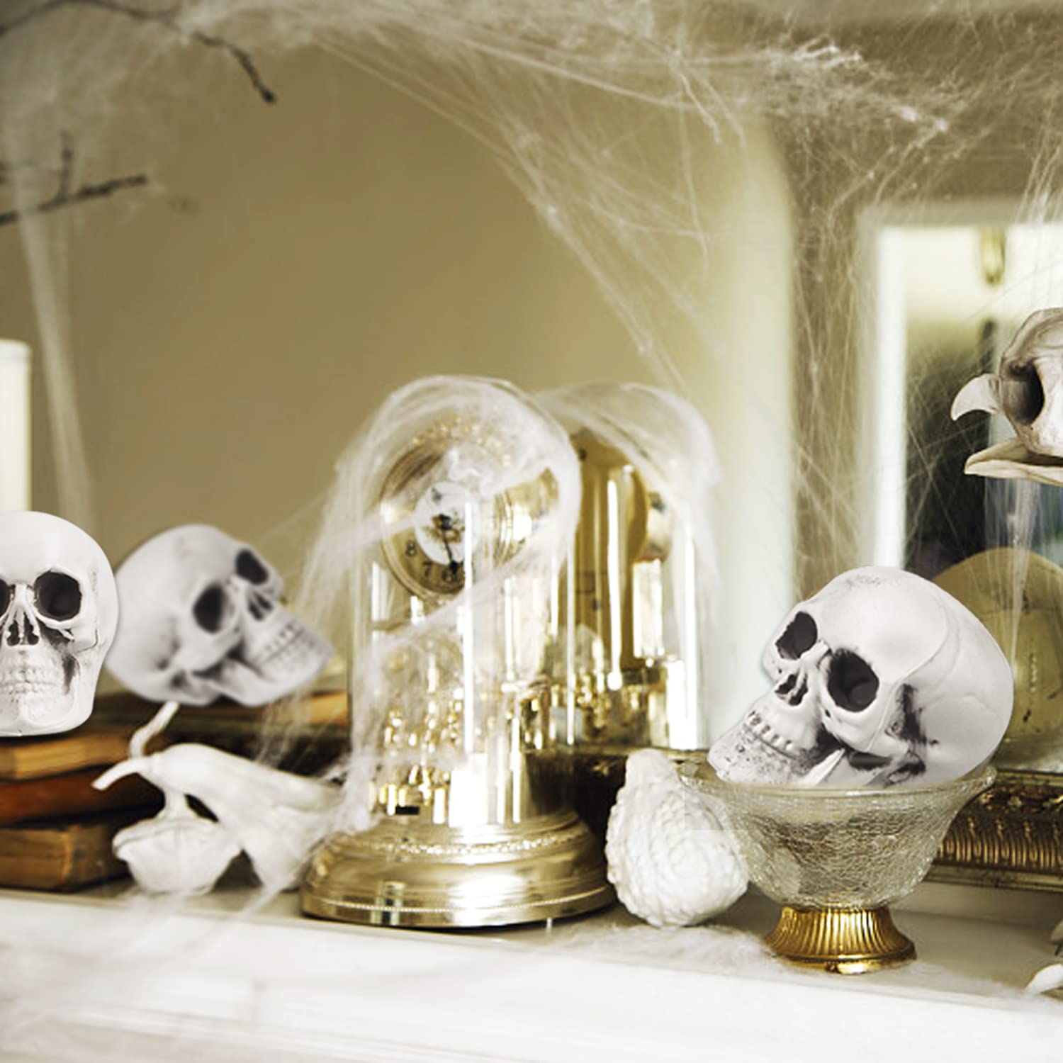 Estacas De Esqueleto Realista Para Halloween, Cabeza Decorar | Meses Sin Interés