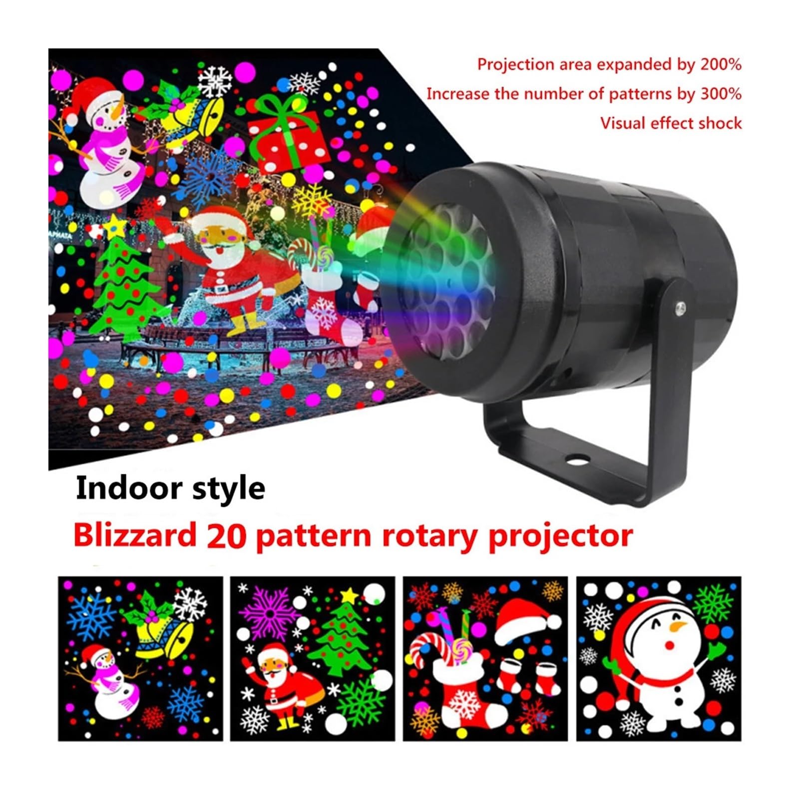 Projektorlicht, Halloween-Hologrammprojektor, LED-Projektor, Nachtlicht, Schneeflockenprojektor, Outdoor-Projektorlampe, 360° drehbar, Heim-, Weihnachts-, Fest- und Partydekoration für Hallo