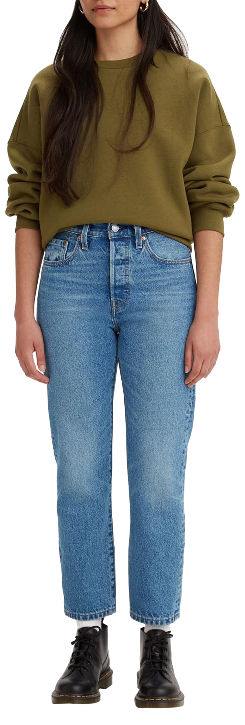 Levi's 501 Crop Jeans Donna