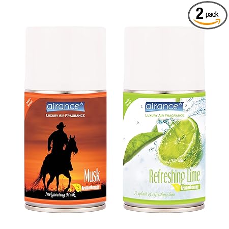 Airance Room Freshner Refill - Musk & Refreshing Lime - 250 ML - Pack Of Two Refills