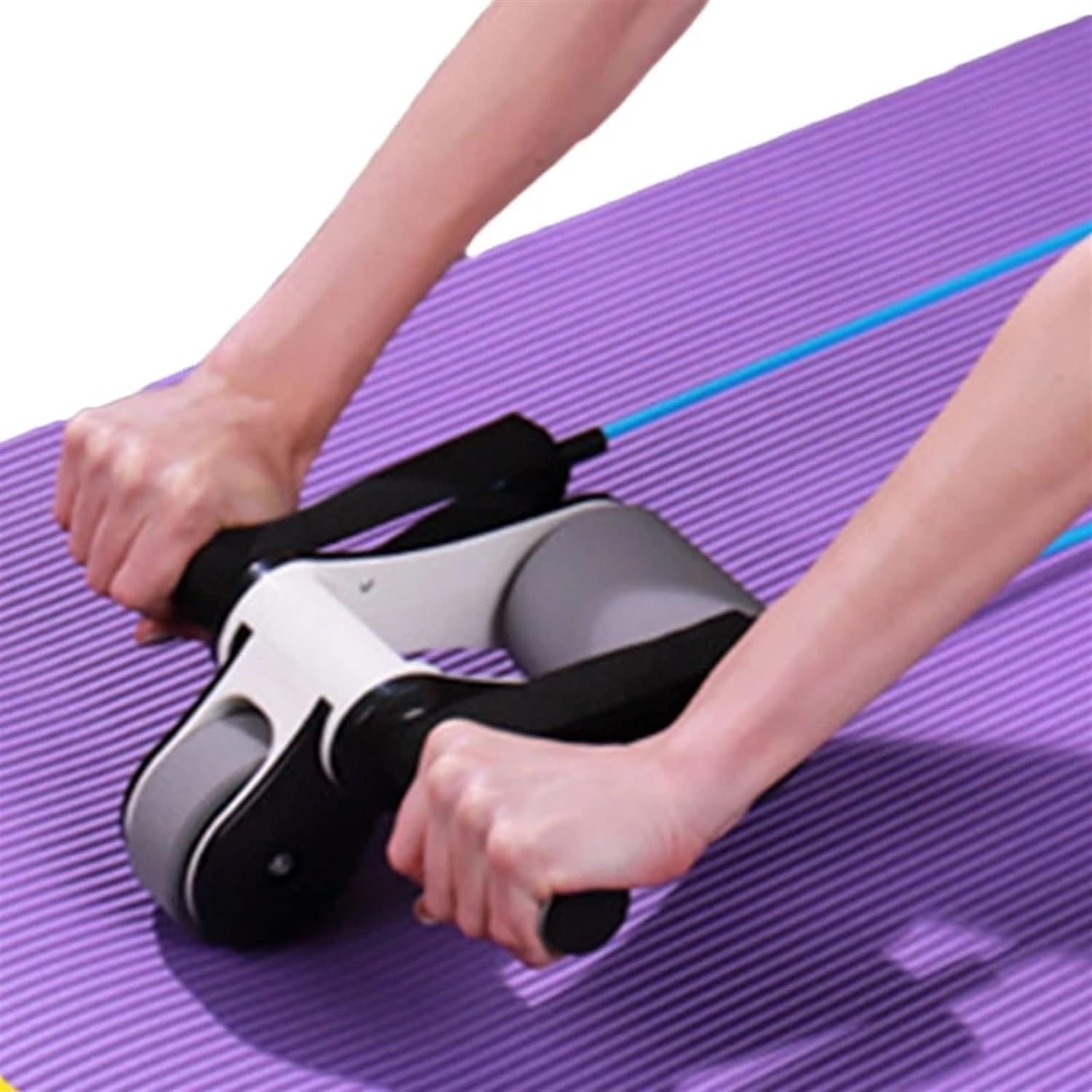 Übungsrolle, Gewicht verlieren, Ab Roller, Doppelrad, Bauchpresse, Rad für Fitness, Fitnessstudio, Crunch, Dual Ab Roller Wheel