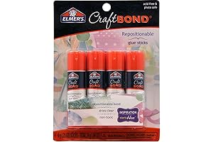 ELMER'S E4020 CraftBond Repositionable Glue Sticks: Craft with Confidence