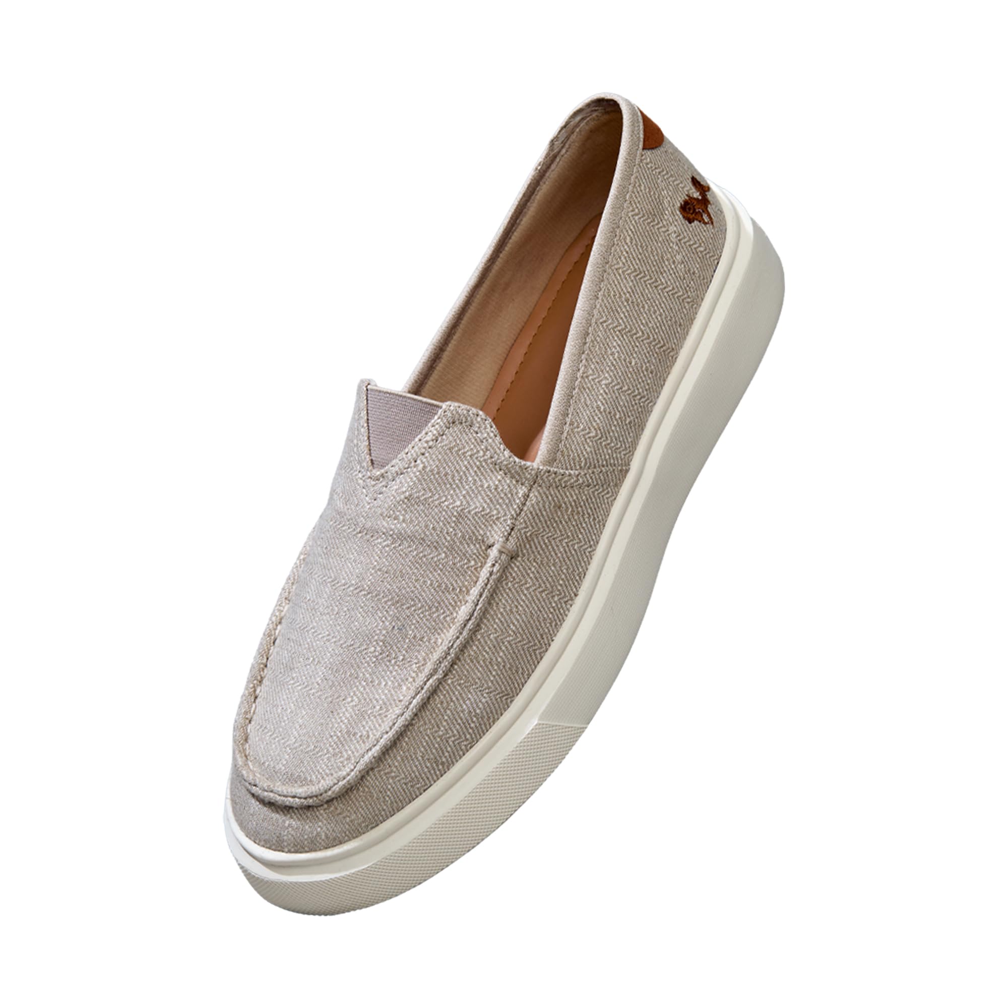 Canvas Coast Slip-On Shoes for Men | Breathable Material, Sweat-Free Cushioned Insole, Lightweight EVA Grip Sole-image-45