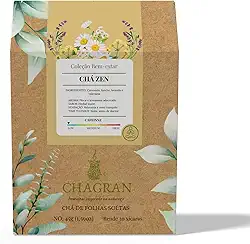 Chá Zen Blend Relaxante com Camomila, Funcho, Alfazema e Valeriana para Sono e Tranquilidade, 45g