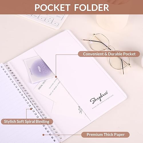 Miniatura 5 de SKYDUE Agenda mensual 2023-2024, 9.7 x 7.5 pulgadas, calendario de 14 meses de noviembre de 2023 a diciembre de 2024, elegante encuadernado en