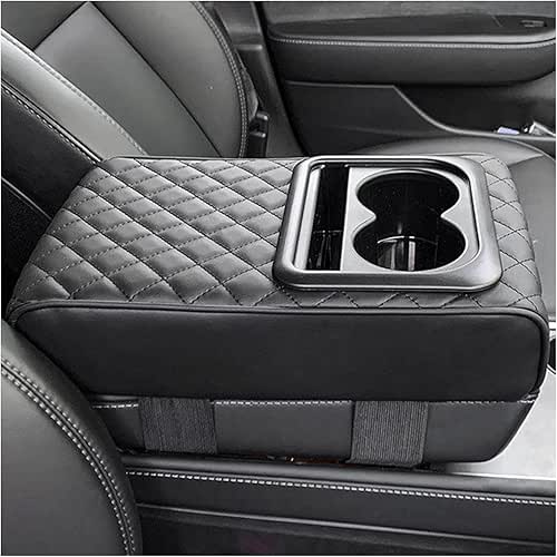 Car Center Console Armrest Pillow, 14"×8.3" Memory Foam Auto Armrest