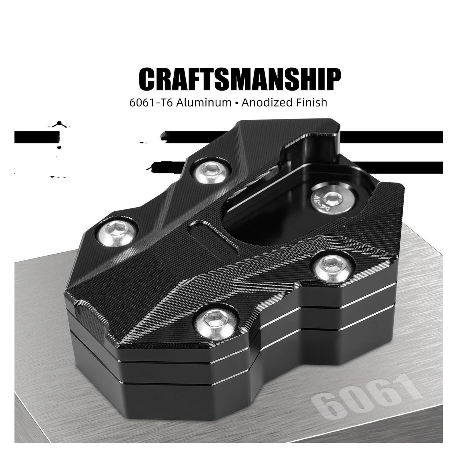 Piede Cavalletto Laterale Moto Per BMW R1300GS ADV R 1300 GS Per Adventure 2024-2025 Piastra Di Estensione Cavalletto Laterale Ingranditore Pad Antiscivolo