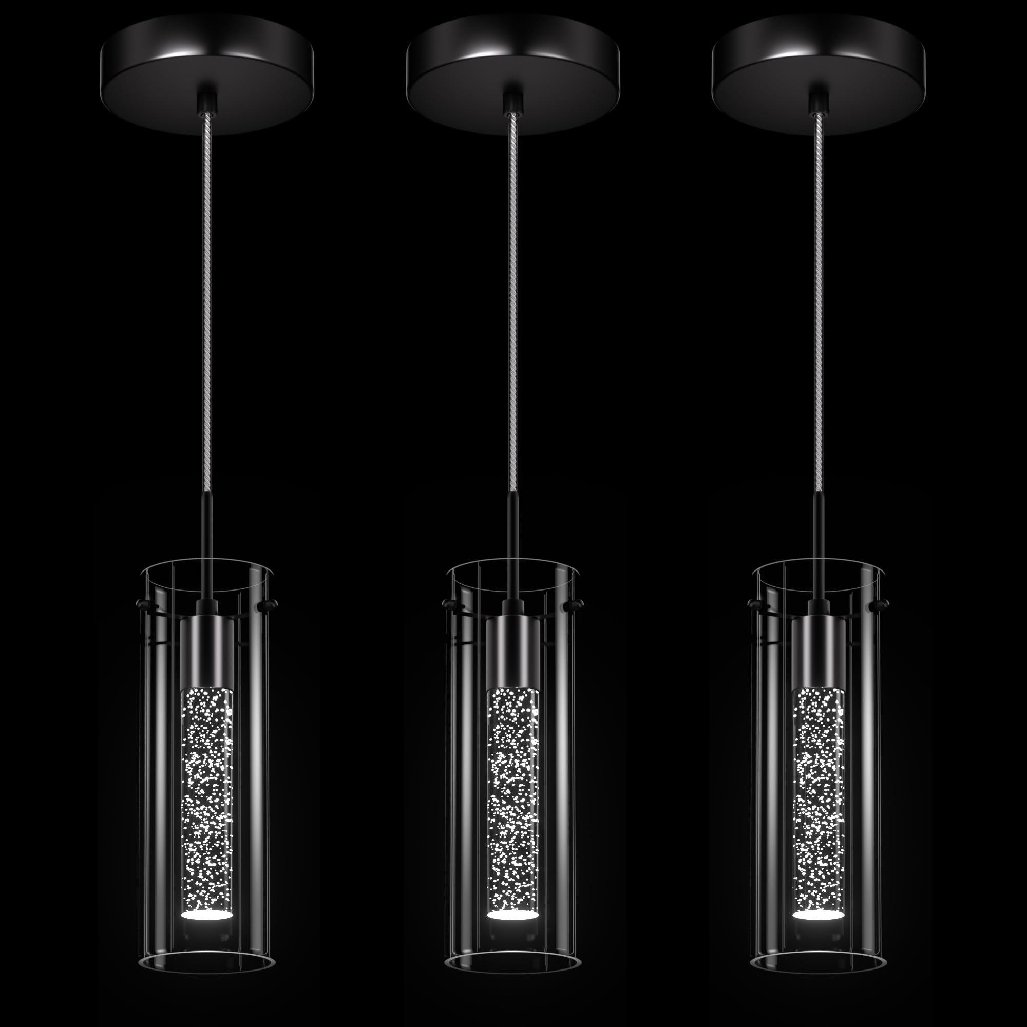 Esfos Crystal Pendant 3-Pack
