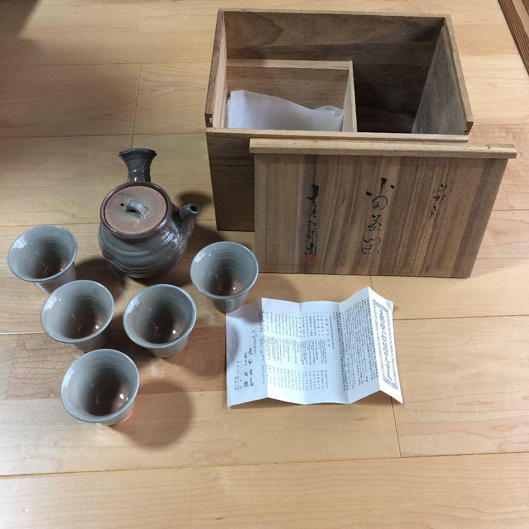 Amazon.co.jp: 萩焼 松緑造 茶器セット P : おもちゃ