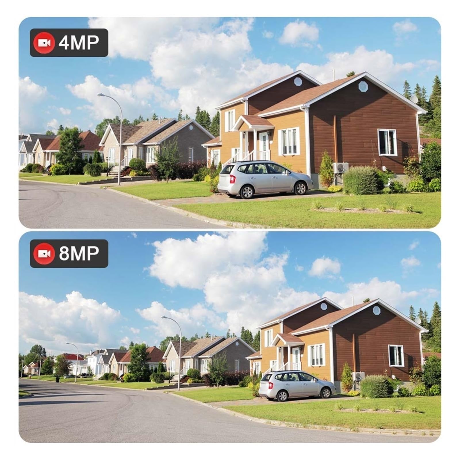 PIRKO Caméra IP 8MP POE 4K caméra de sécurité Suivi de Mouvement extérieur PTZ détection Humaine 2K 4MP CCTV caméras de Surveillance vidéo WiFi(POE 4MP Camera)