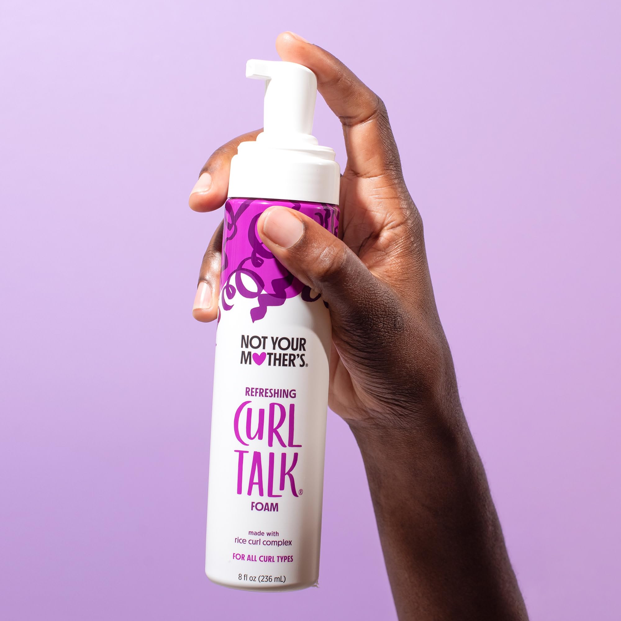 Not Your Mother’s Curl Talk Refreshing Curl Foam-8 oz 236 ml (Pack of 1), 236.59 ml (Pack of 1) - Image 3