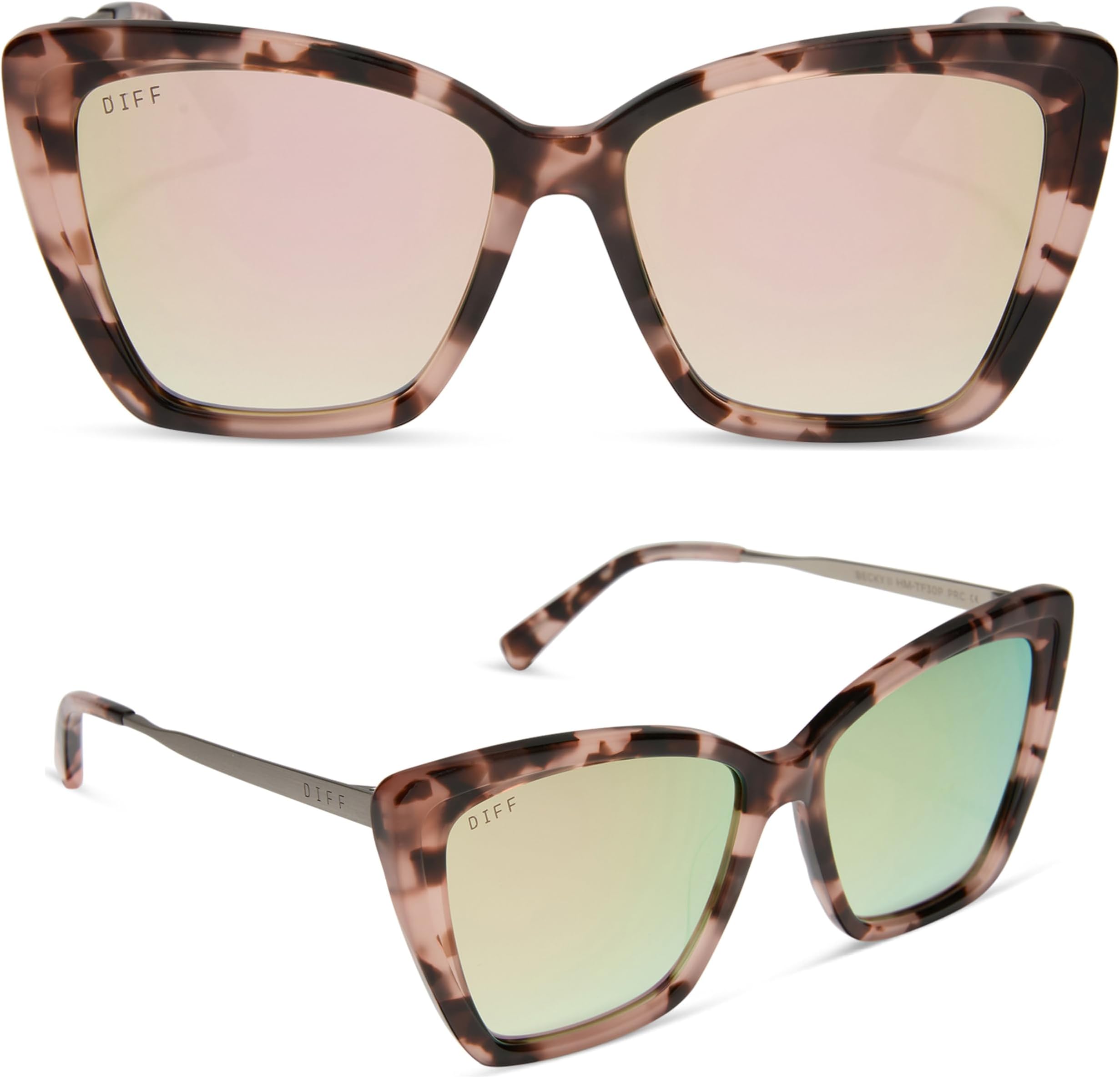 Eyewear - Becky II - Designer Cat Eye Sunglasses for Women - 100% UVA/UVB