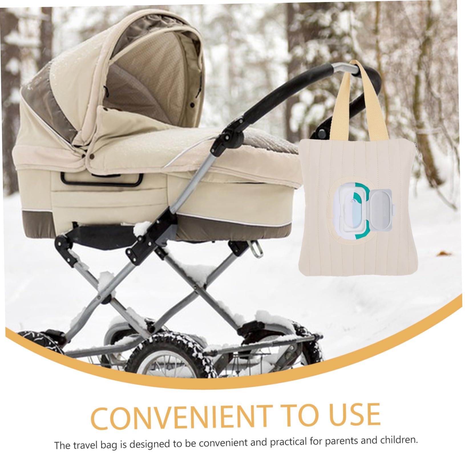 RORPOIR Baby Wipes Box Portable Dispenser Reusable Tissue Case Travel Bag 6 Pack