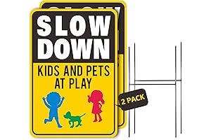 Slow Down Signs - Illuminate Awareness for Child Safety