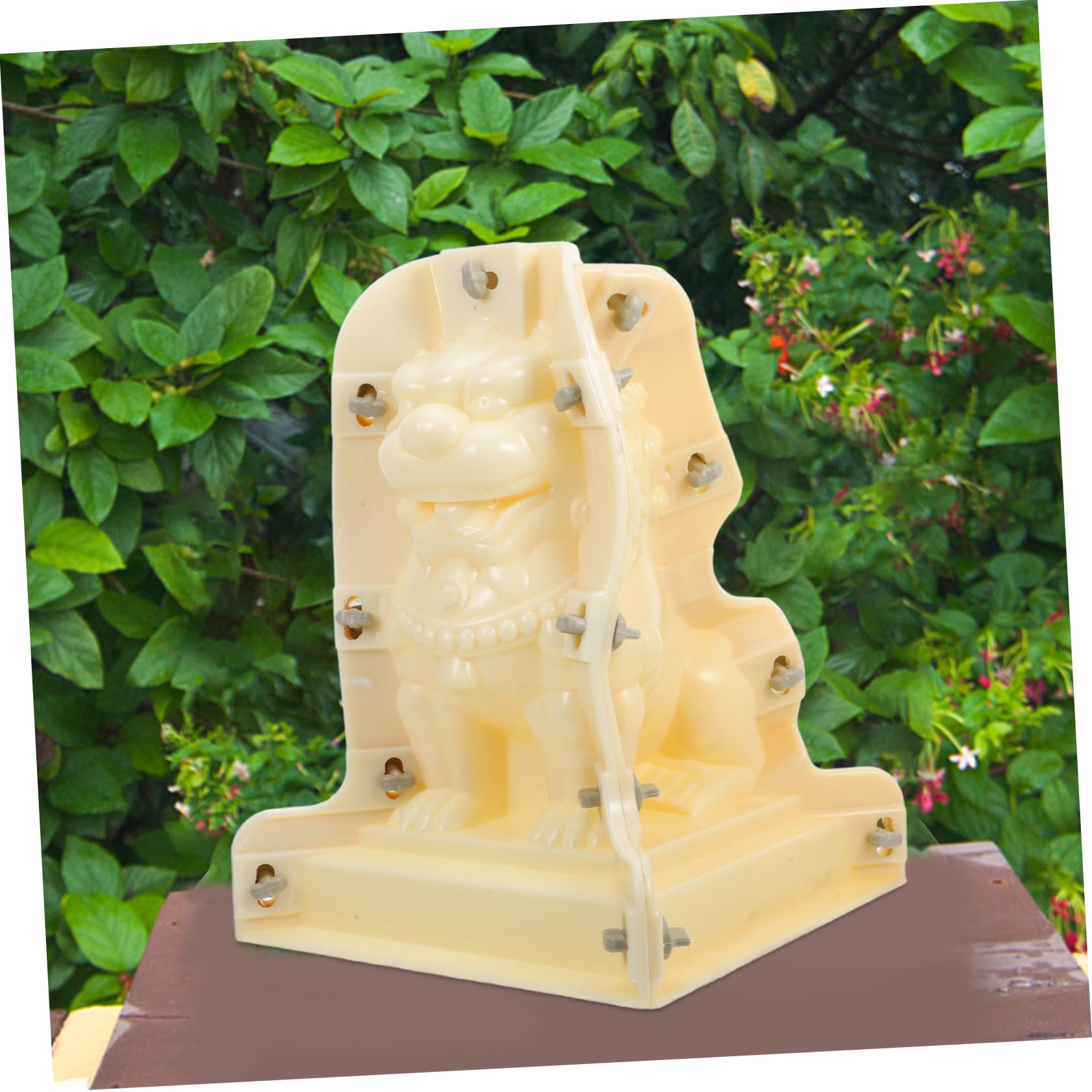 NUOBESTY Molde para Hacer Decoración de Balaustrada y Bolas de Hormigón para Pasarelas, Molde Artesanal de Plástico Pequeño para Bricolaje en Jardín y Balcón, Resistente y Portátil