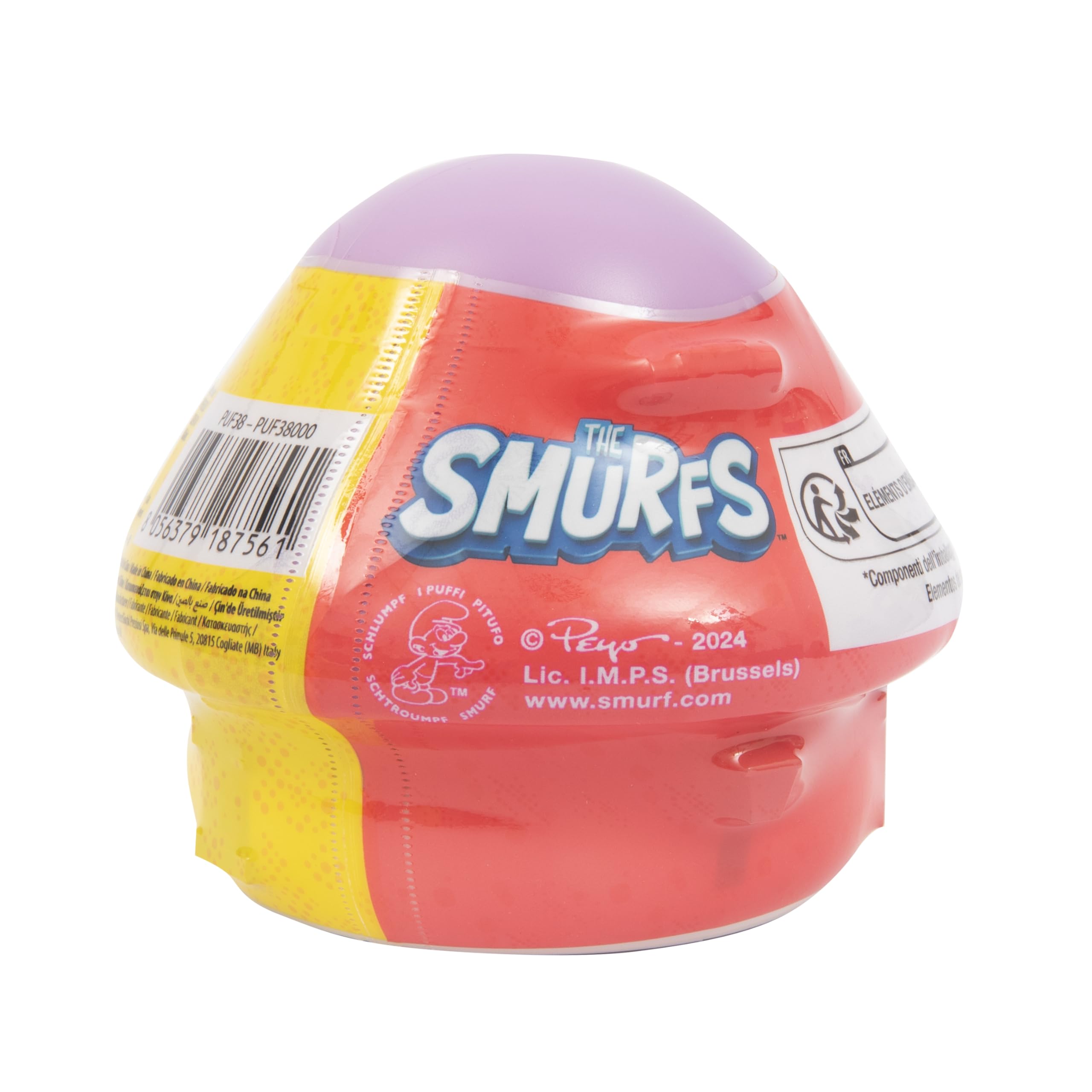 Casa Seta De Los Pitufos Con Figura Sorpresa De 5.5 Cm – Lirio, Juguete Con Confeti Para Niños +3 Años