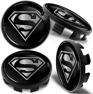 Biomar Labs 4 x 68 mm Wheel Centre Caps Hub Caps Wheel Hub Cover Hub Caps Compatible for BMW 36136783536 Alloy Wheels Silver Black Logo CB 51