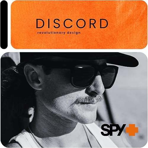 Miniatura 5 de SPY Discord - Gafas de sol rectangulares para hombre + paquete con kit de gafas de diseñador iWear