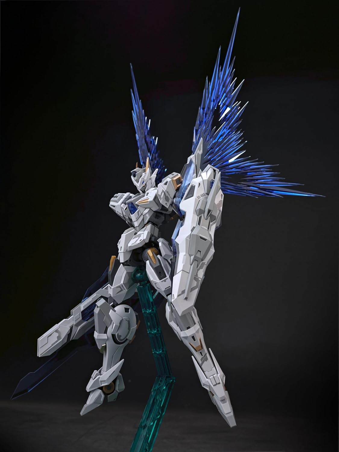 SNAA 1/144 Mecha Model Kit - Gawain Ver.KK Spirit Emperor Guardian Knights of the Round Table - Articulated Action Figure Building Kit, Metallic Pre-Painted Parts, Gift for Adults