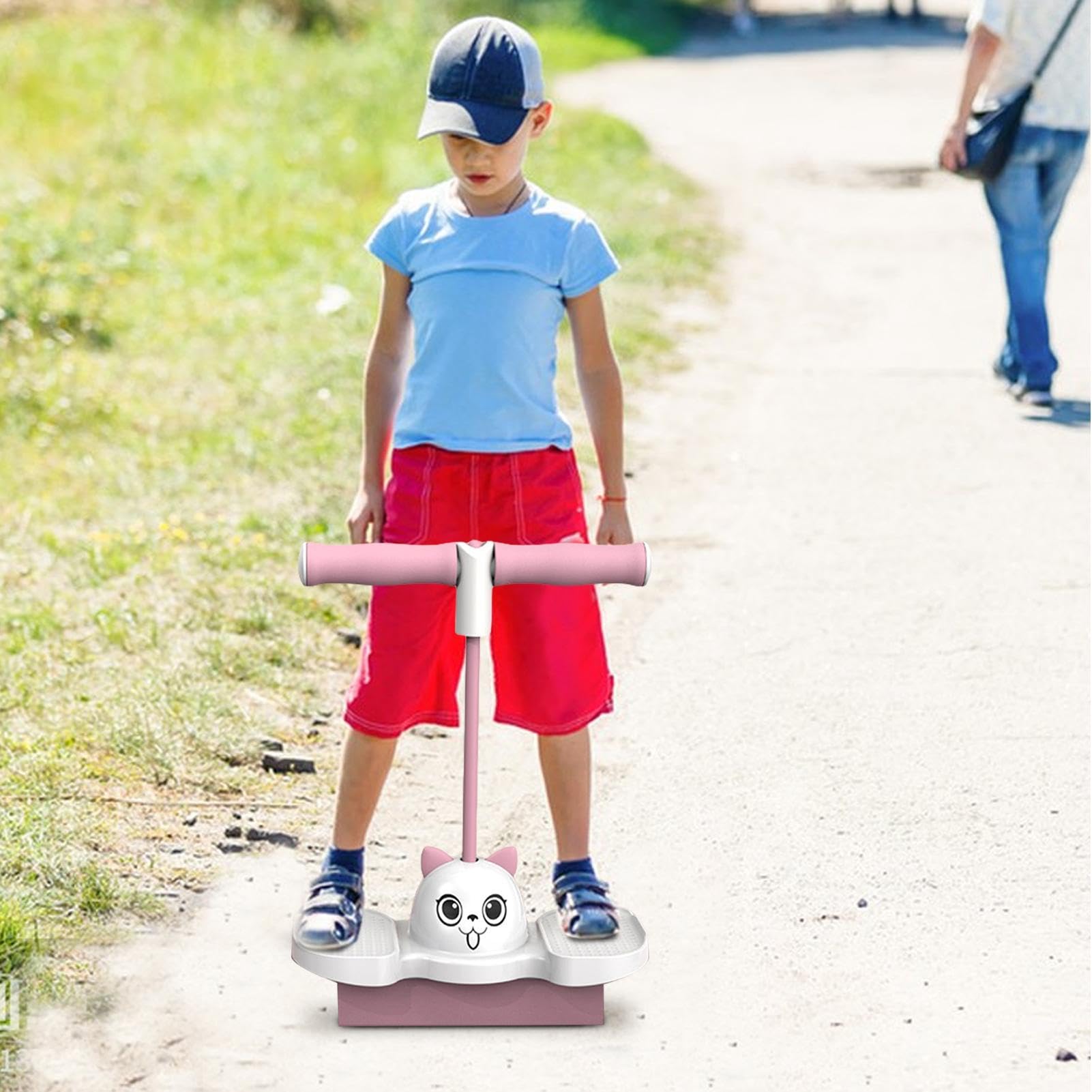Palla Per Esercizi Per Bambini, Palla Rimbalzante Per Interni, Jumper Rimbalzante Per Esterni, Giocattolo Per Saltare Sicuro, Palla Per Saltare Antiscivolo, Simpatico Giocattolo Per Saltare Con Rimbal