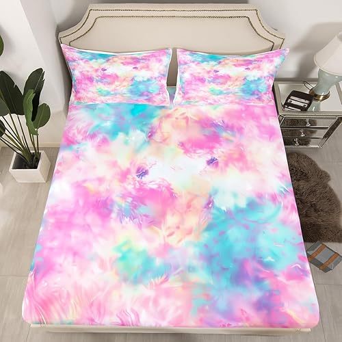 Miniatura 10 de Juego de sábanas para perros y cachorros, sábana bajera ajustable de animales para niños y niñas, lindo juego de ropa de cama de 2 piezas de Shiba