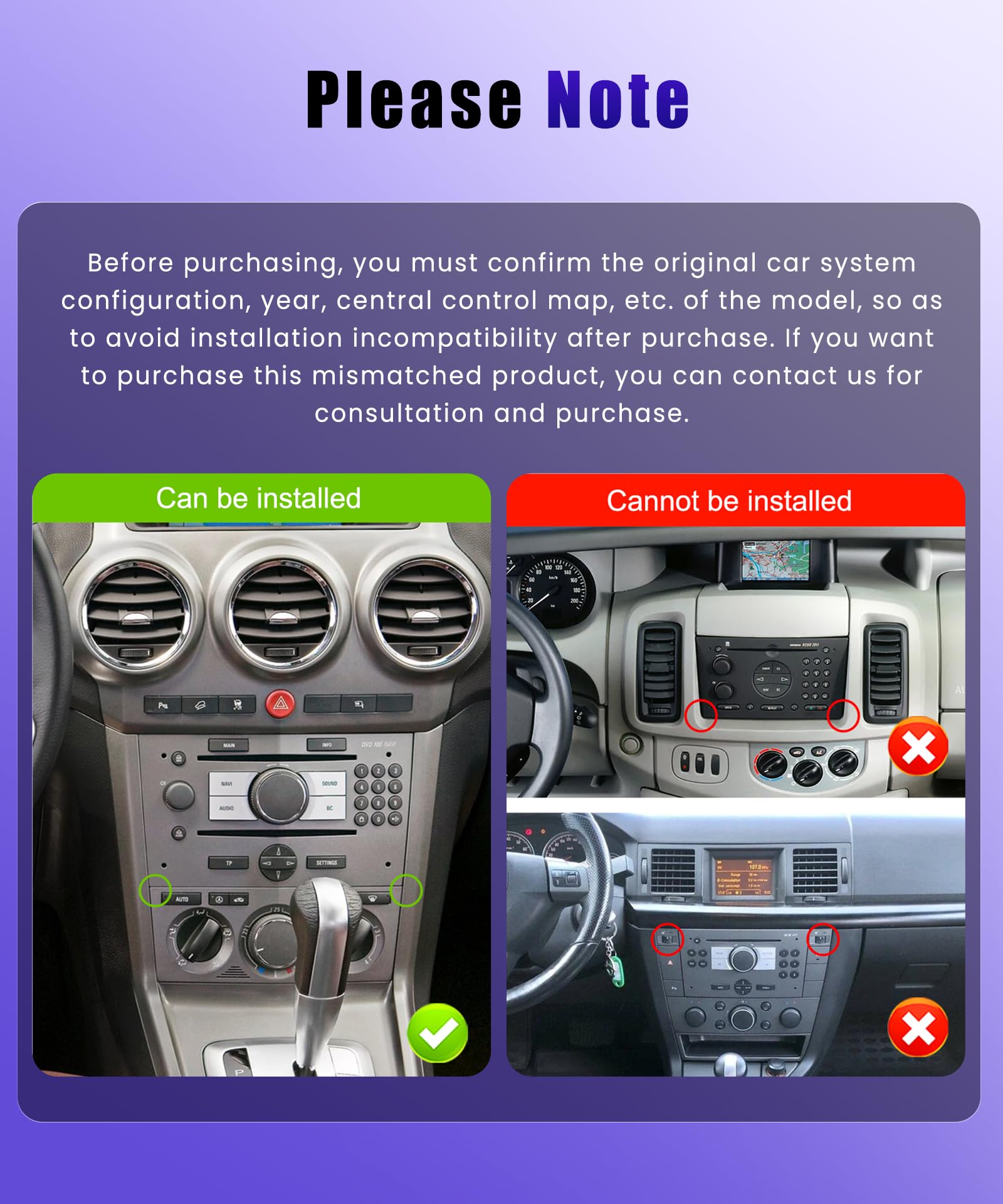 VECHTEL Autoradio pour Opel Corsa C/D Zafira B Astra H Meriva Vivaro Signum Comb, 7 Pouces IPS Écran Tactile Auto Radio avec CarPlay Android Auto sans Fil Bluetooth Radio FM/AM/RDS Caméra de Recul