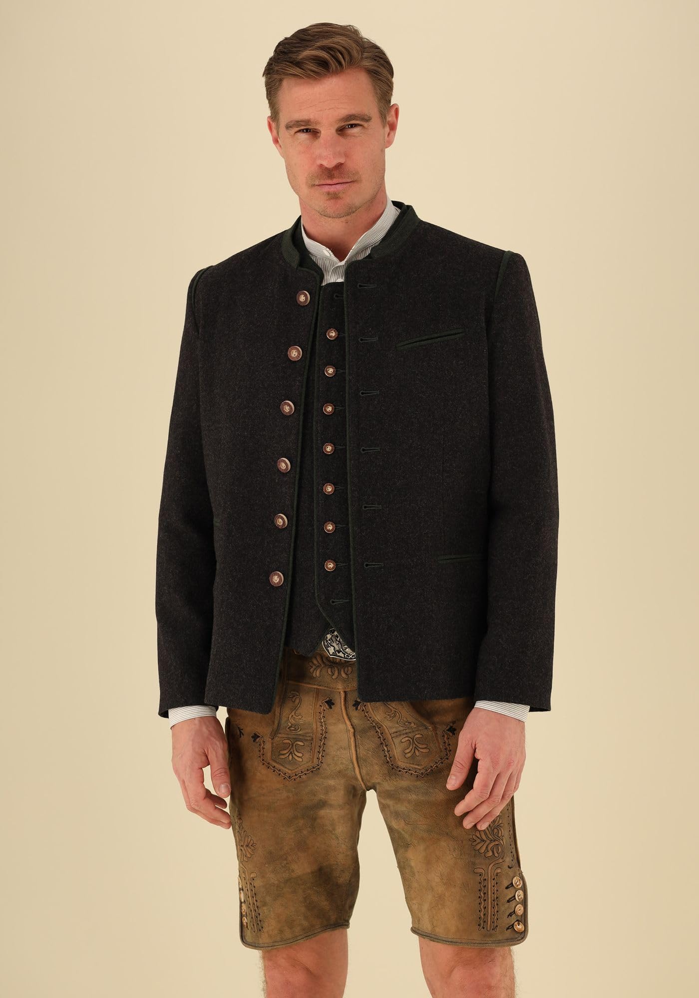 OS Trachten Trachtenjanker Slim Fit Enage