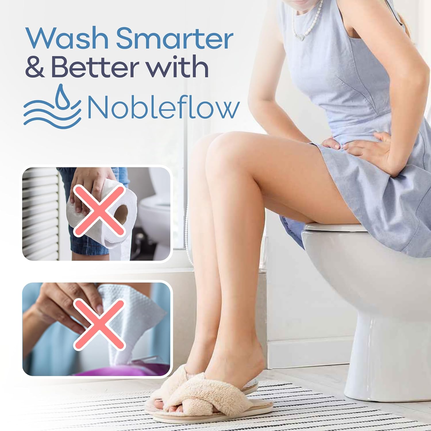 Warm Water Bidet Attachment for Toilet – Non-Electric Hot & Cold Bidet Add-On with Self-Cleaning Nozzle, Adjustable Angle, and Feminine Wash – Ultra-Slim Design - Image 7