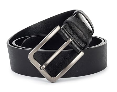 XuoAz Mens Casual-Leather-Belt Classic-Adjustable Genuine