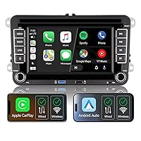 Autoradio wireless carplay per VW Polo Golf 5 6 Passat Tiguan Touran T5,Schermo IPS da 7