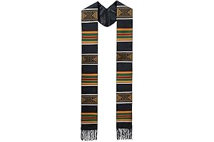 Kente Graduation Stole: Celebrate Your Triumph in African Cultural Style