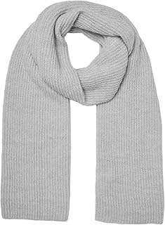 VERO MODA Vmgila Rib Scarf Noos, Light Grey Mix, Unit size