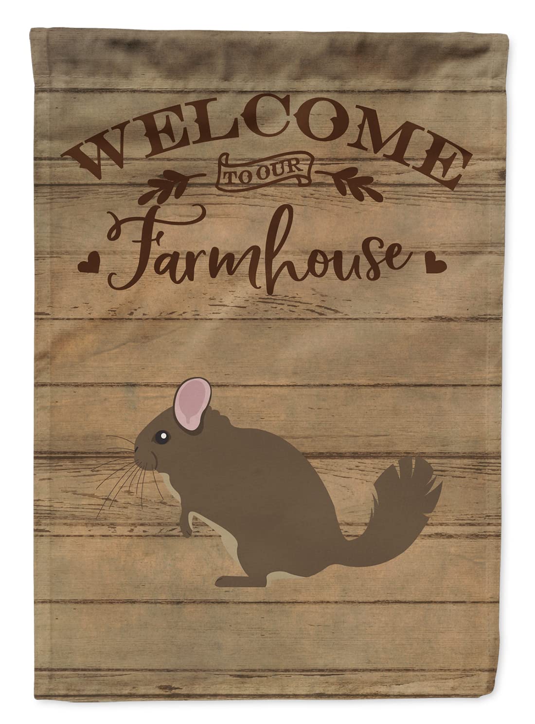 Drapeau Chinchilla Welcome Caroline's Treasures grand format