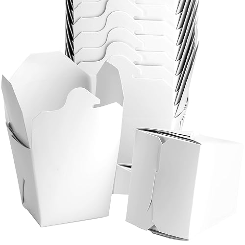 Cajas grandes de Togo chino de 32 onzas fabricadas en Estados Unidos, 50 unidades. Los recipientes para llevar para microondas a prueba de fugas son