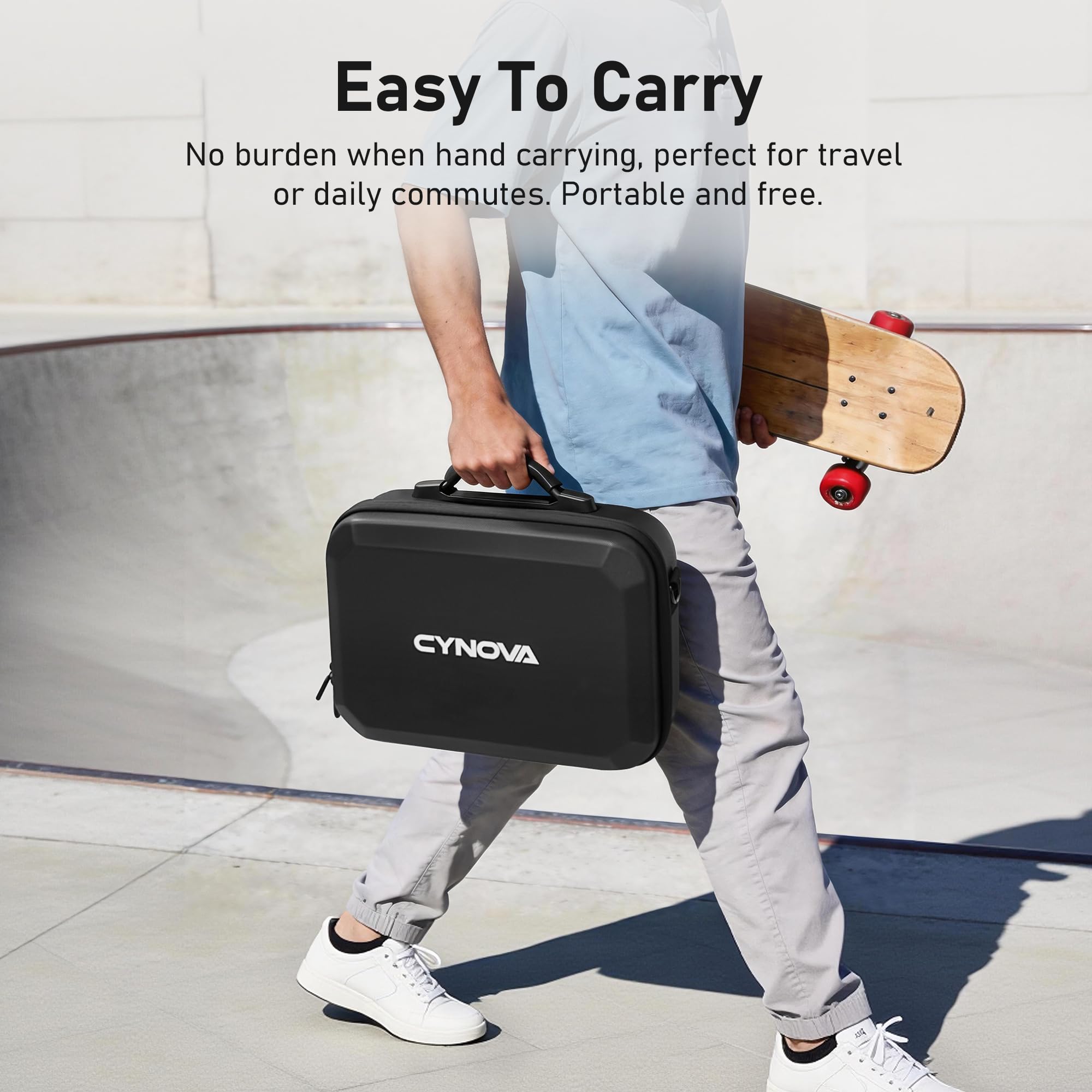 CYNOVA Neo 2 Tragetasche für DJI Neo 2,Neo 2 Tasche kompatibel mit Neo 2 Drohne RC-N3 Fernsteuerung und Akku,PU-Material Stoßfest Staubdicht,Neo 2 Zubehör Drohne Zubehör