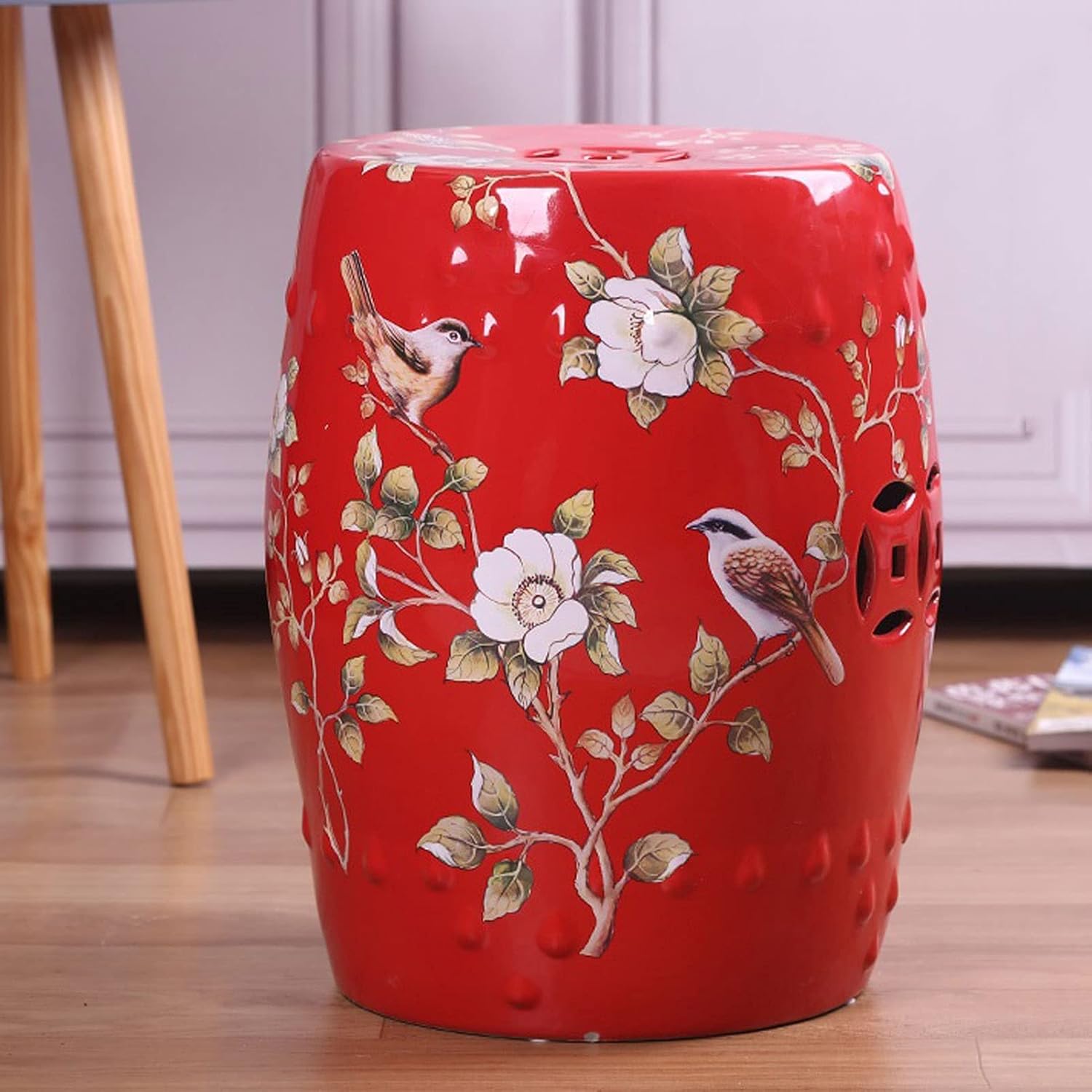 各務周海 志野 梅花皮 掛け花入れ