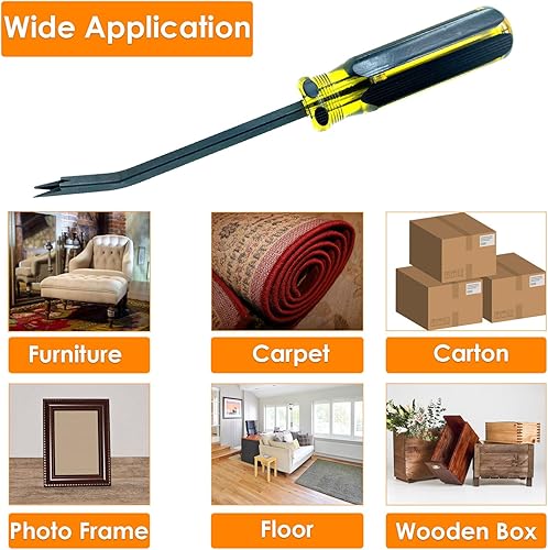 Miniatura 6 de Removedor de grapas para tapicería  Extractor de grapas, herramientas de tapicería con doble punta, herramienta removedor de grapas para quitar