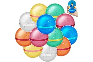 Reusable Water Balloons, 12-Pack Aqua Balls