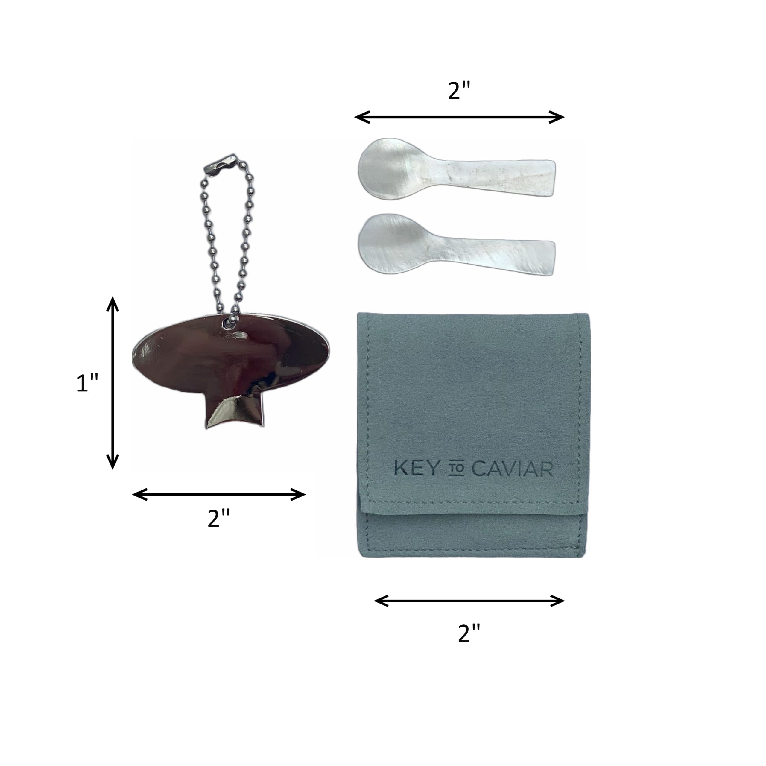 Caviar Key Set - Caviar Accessory (Silverr)