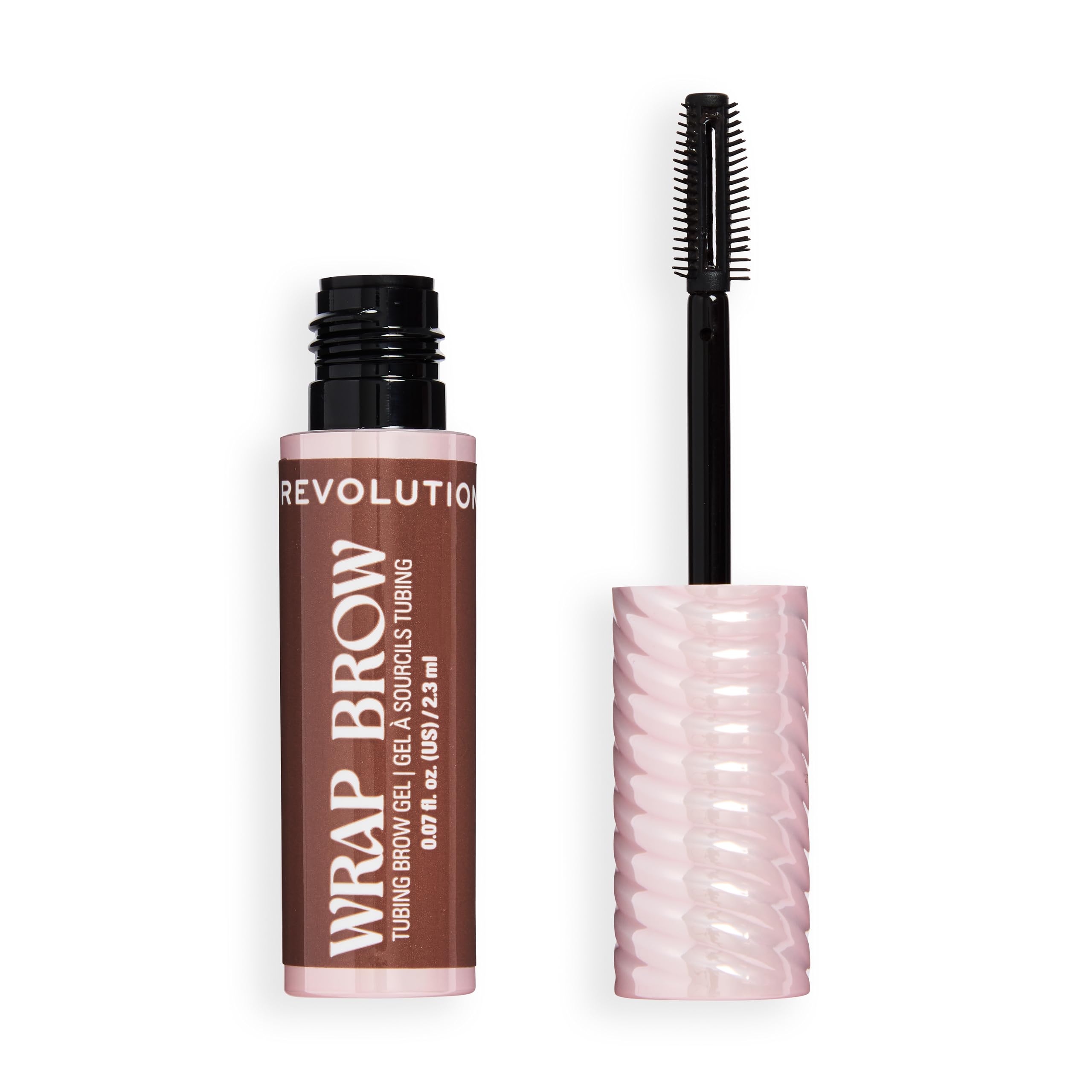 Revolution Wrap Brow Tubing Tinted Eyebrow Gel, Warm Medium Brown