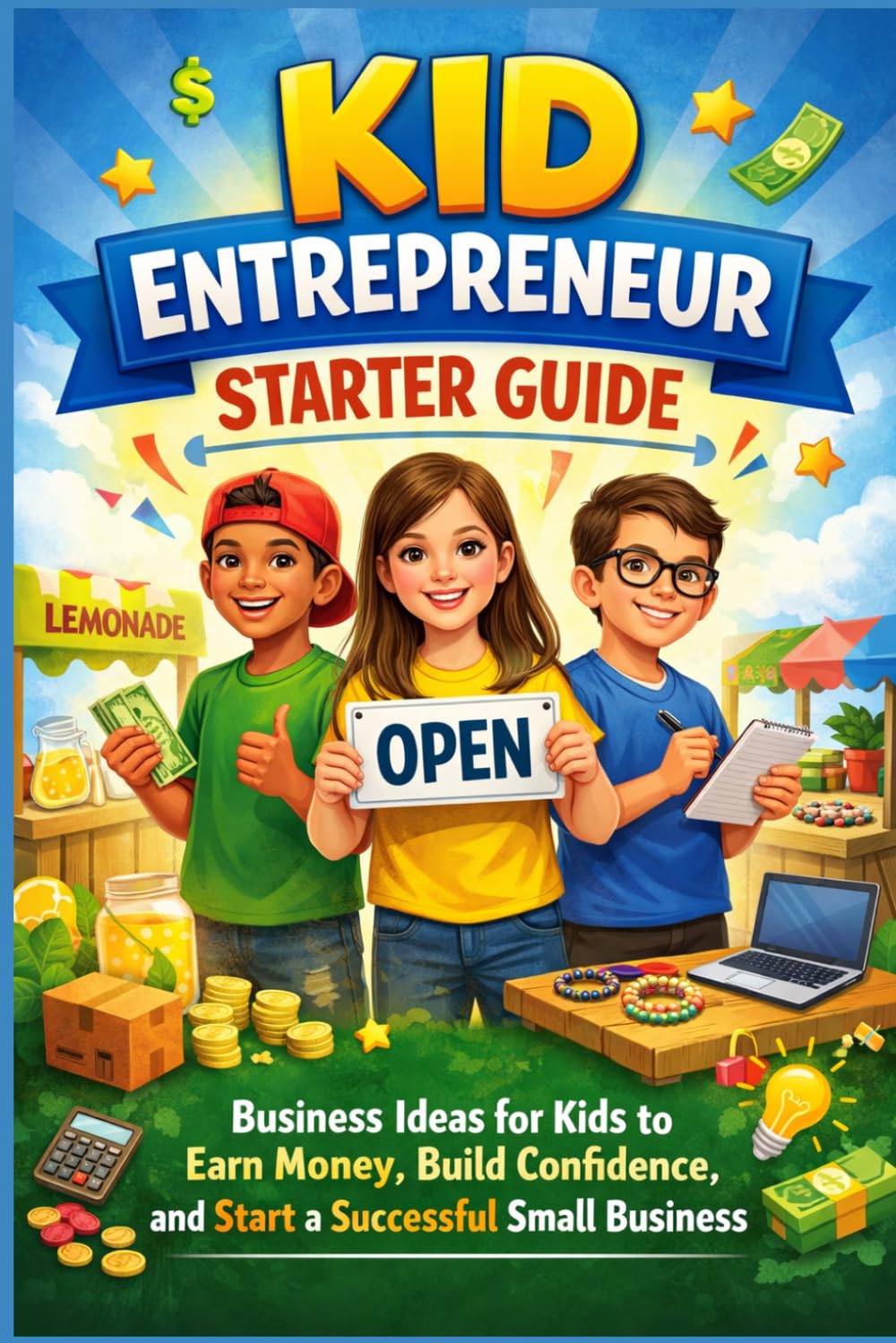 Kid Entrepreneur Starter Guide: Business Ideas for Kids to Earn Money, Build Confidence, and Start a Successful Small Business