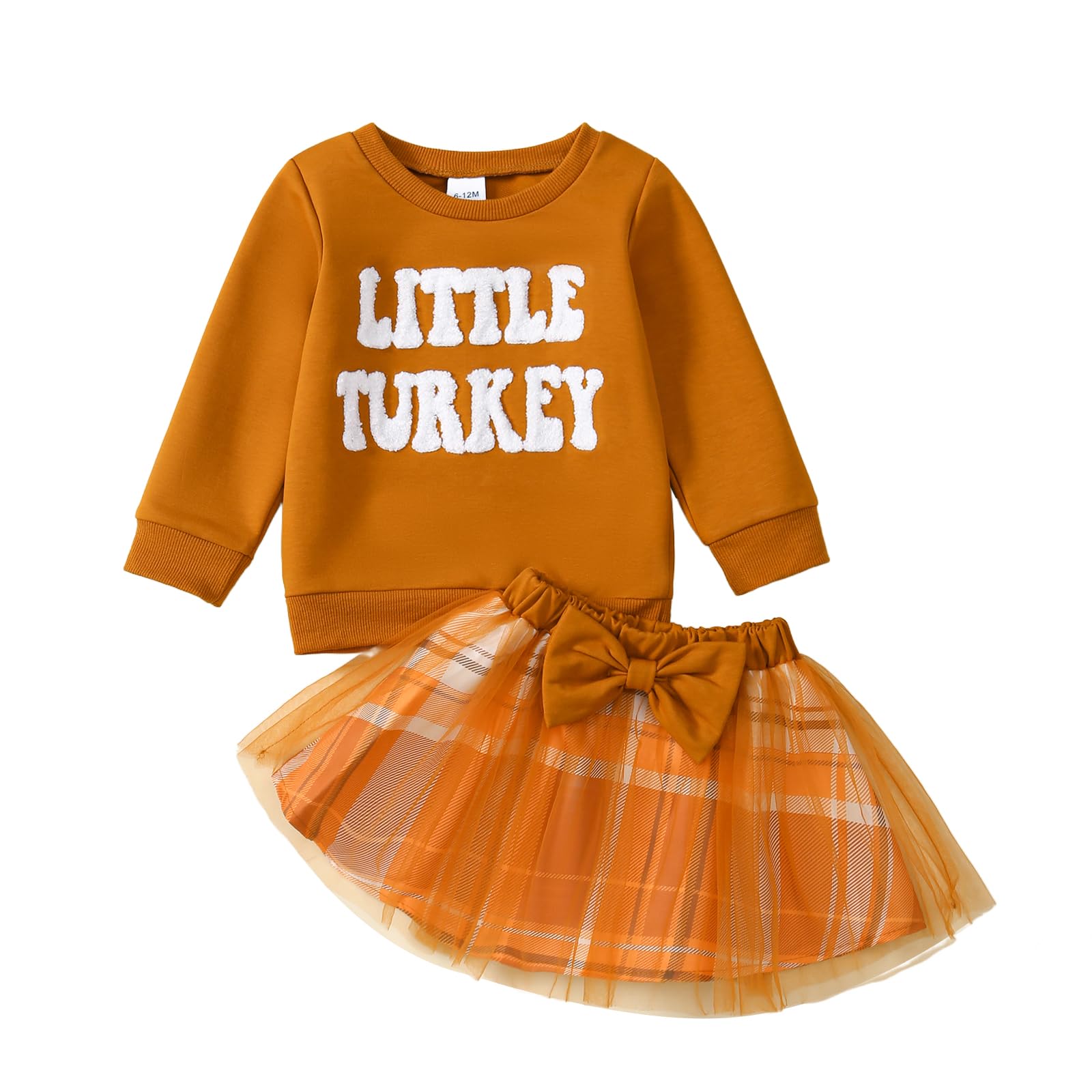 Tinypainter Turkey Sweatshirt Skirt Set
