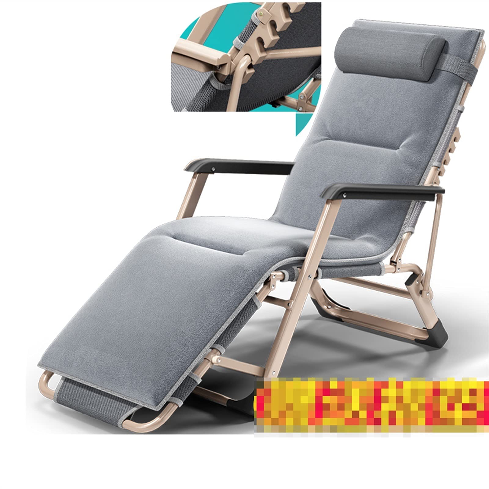 LXRZLS Folding Bed Single Bed Lunch Break Bed Simple Modern Beach Chair Folding Deck Chair Lunch Break Sleep Chair Office Nap Camp Bed (Color : D)