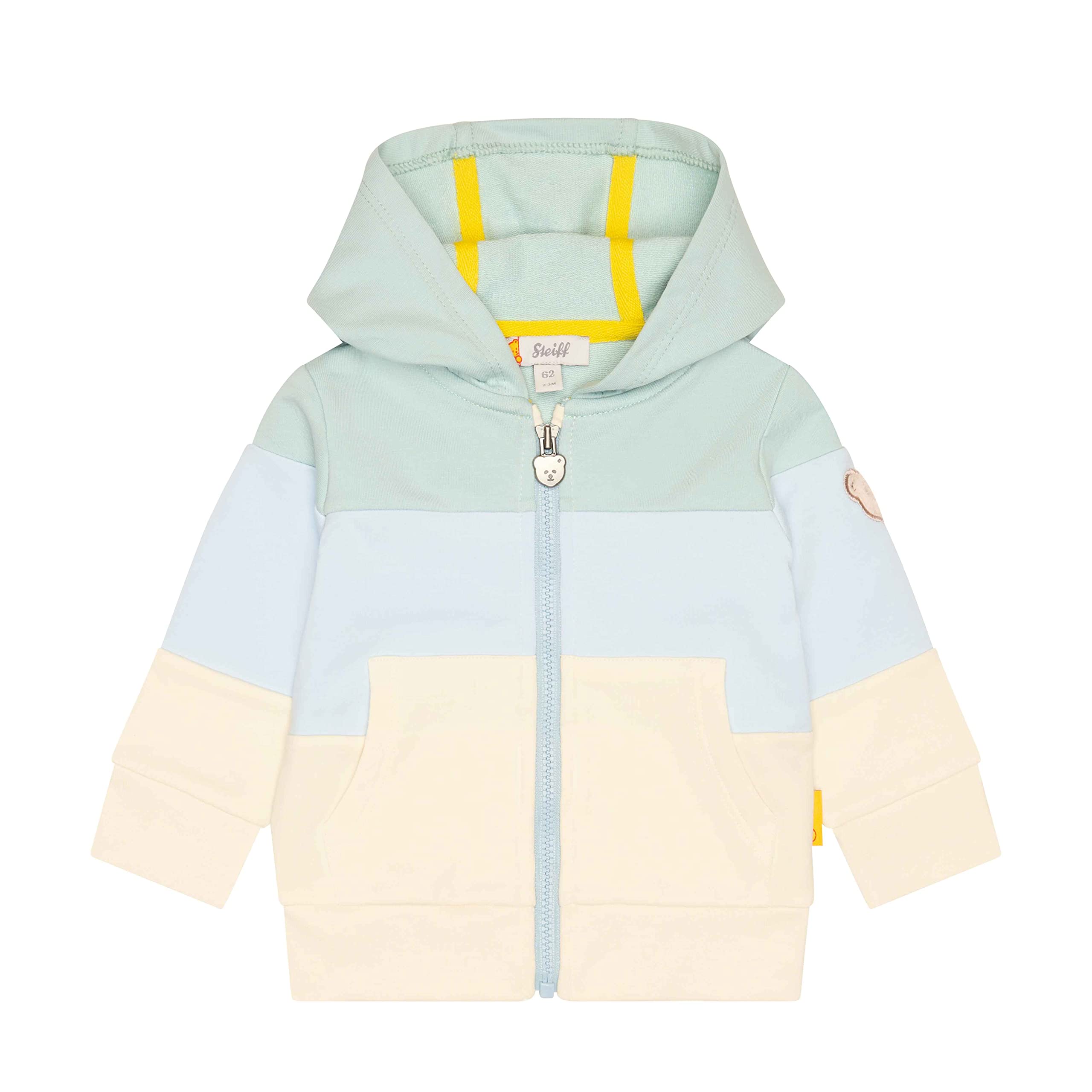 Steiff Baby-Jungen Sweatjacken mit Kapuze Übergangsjacke