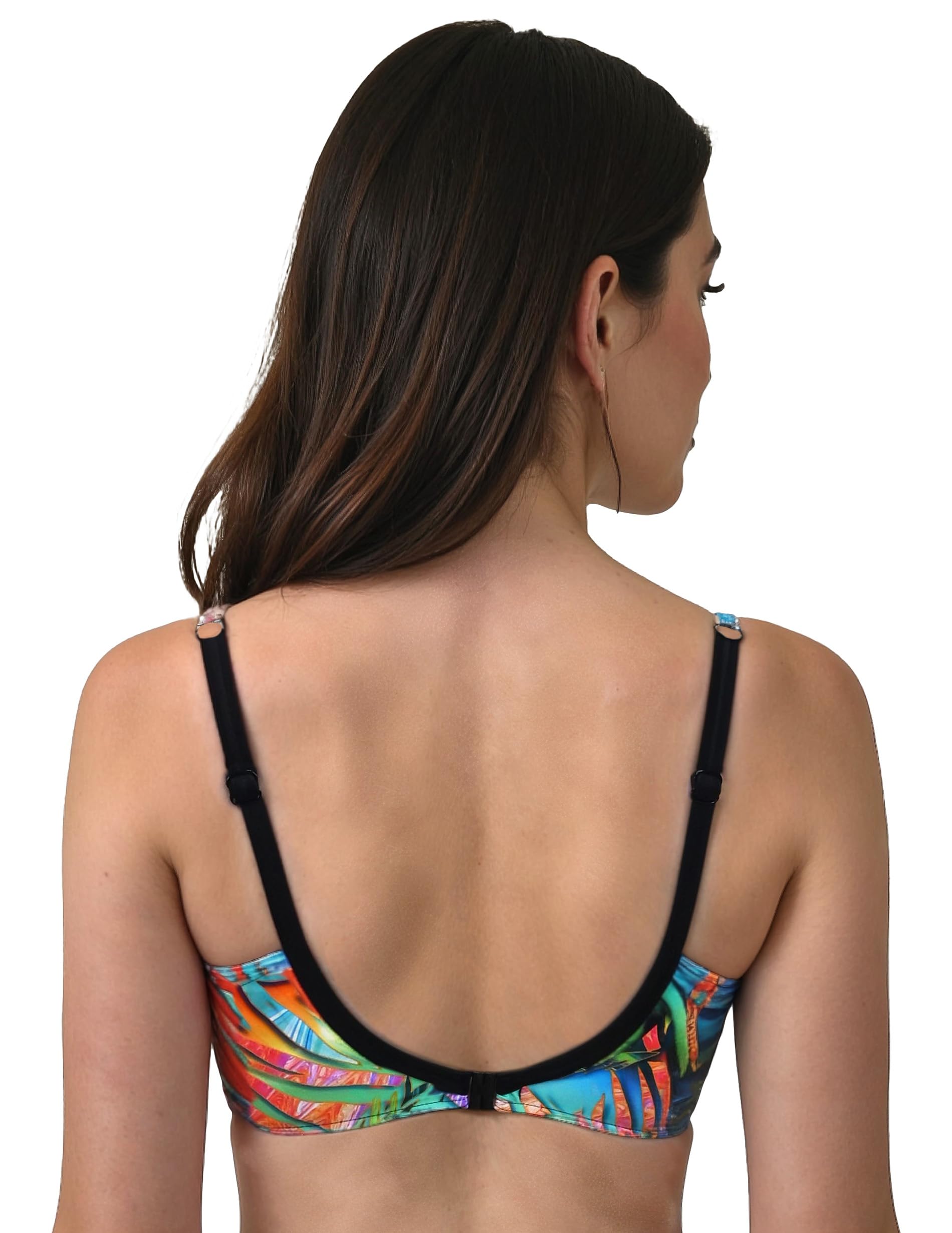 Vivisence Donna Reggiseno Bikini Spalline Regolabili Perfetto per La Spiaggia 3231